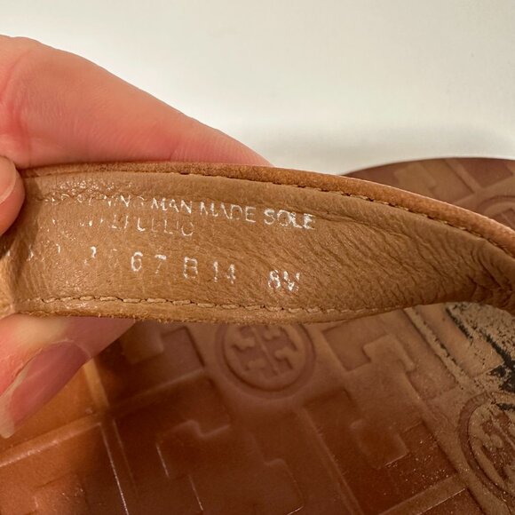 Tory Burch Thora Sandals Flip Flops Size 8 - Picture 6 of 7
